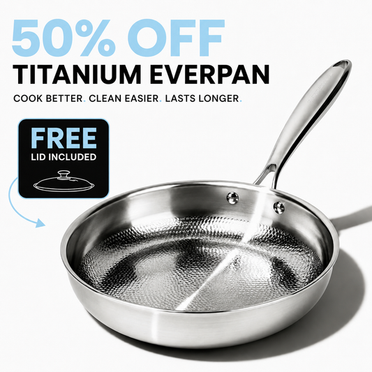 Titanium Non-Toxic Non-Stick EverPan